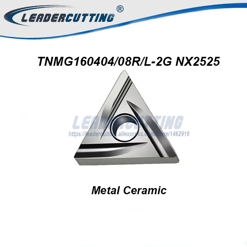 Insertos de carburo originales TNMG160404R 2G, Hoja para