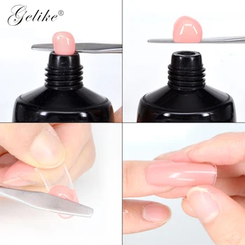 

Gelike 3 Colors Poly Nail Gel No Chipping And Fading UV Nail Soak Off Gel Polish Remover Manicure LED Gel Poly Nail Gel