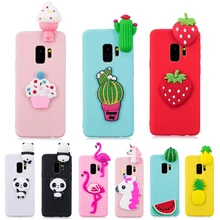 3D единорога панда кактус мягкий TPU чехол для samsung Примечание 10 плюс 9 S10E S8 S9 S10 плюс S7 S6 край A10 A20 A20E A30 A40 A50 A60 A70