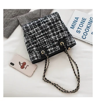 

Summer woollen single-shoulder bag for women 2019 new fashion chain bag cross-body bag large capacity western style bag