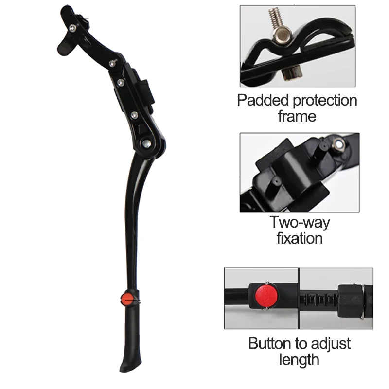Universal Bicycle Kickstand Parking Rack Adjustable Road Bike Kickstand Support Side Kick Stand Mountain bike Foot Brace Support bicycle kickstand