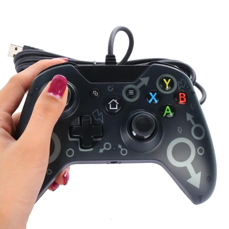 USB проводной игровой контроллер геймпад джойстик для Xbox One тонкий контроллер профессиональный двойной контроллер вибрации для геймеров