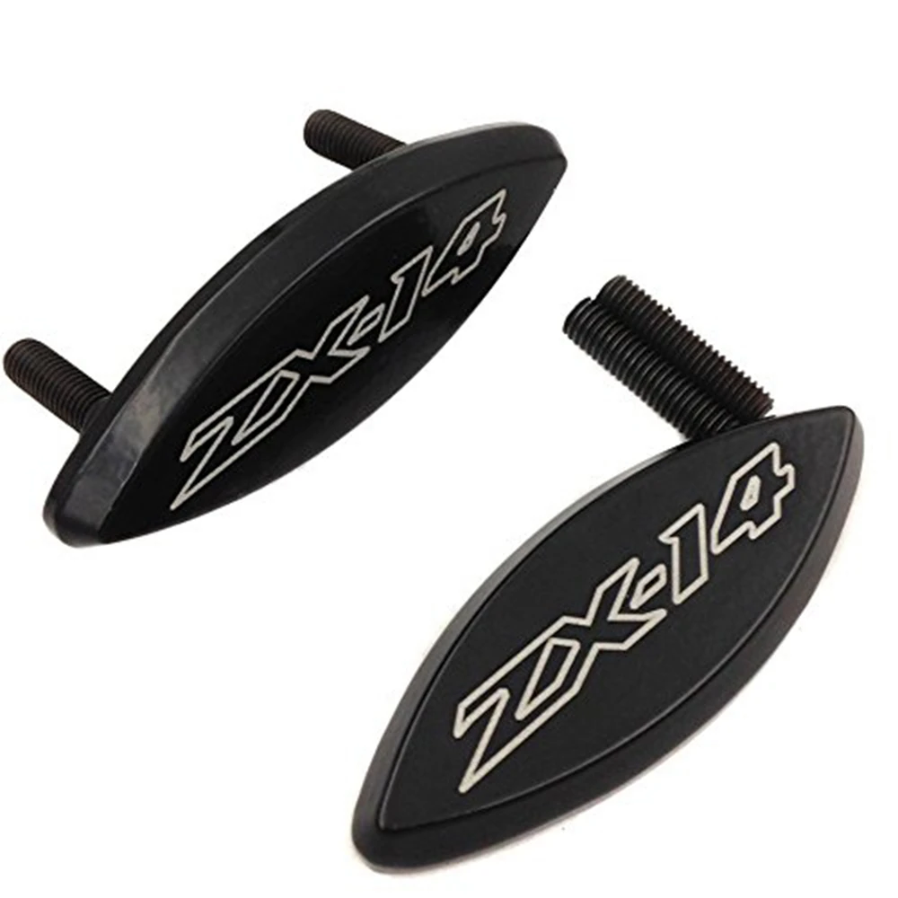 Aftermarket free shipping motorcycle parts Mirror Block off for 2006-2009 Kawasaki Ninja ZX-14 ZX14 R ZX-14R ZX1400 BLACK | Автомобили и