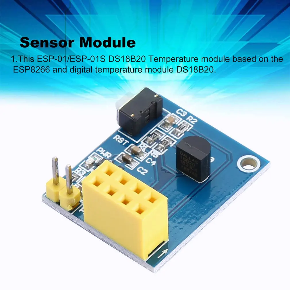 ESP8266 ESP-01 ESP-01S DS18B20 датчик температуры и влажности модуль Wifi NodeMCU умный дом IOT DIY Kit(без ESP модуля