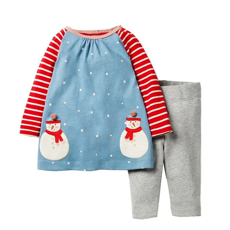 Одежда для маленьких девочек; комплекты одежды для детей; рождественские спортивные костюмы для детей; комплекты для девочек; школьная одежда для маленьких девочек с изображением животных; От 2 до 7 лет - Цвет: GWT374