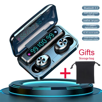 

TWS Wireless Headphones Touch Control 9D Stereo Bluetooth Earphones Sport Waterproof Earbuds Headset With Microphone For Android