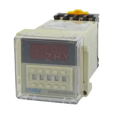 

DH48S-2ZH Power on Time Delay Relay 8-Pin DPDT 0.01S-9999H AC 110V w Socket