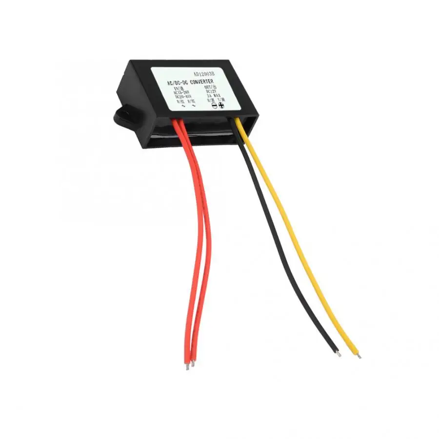 Регулируемый источник питания AC24V-DC12V модуль питания-преобразователь регулятор для автомобильного аудио 3A dc источник питания регулируемый