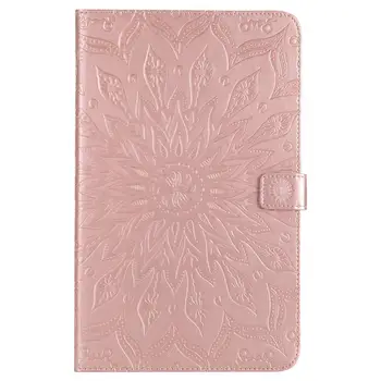 

Sunflower Embossed PU Leather Tablet Case For Samsung Galaxy Tab A SM-T580 SM-T585 10.1 inch 2016 Flip Stand Cover Funda+Pen