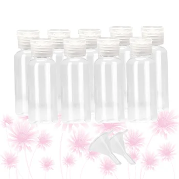 

1 Set/17Pcs 50ml Empty Lotion Bottles Containers Plastic Toiletry Bottles Refillable Emulsion Liquid Soap Container Subpackaging