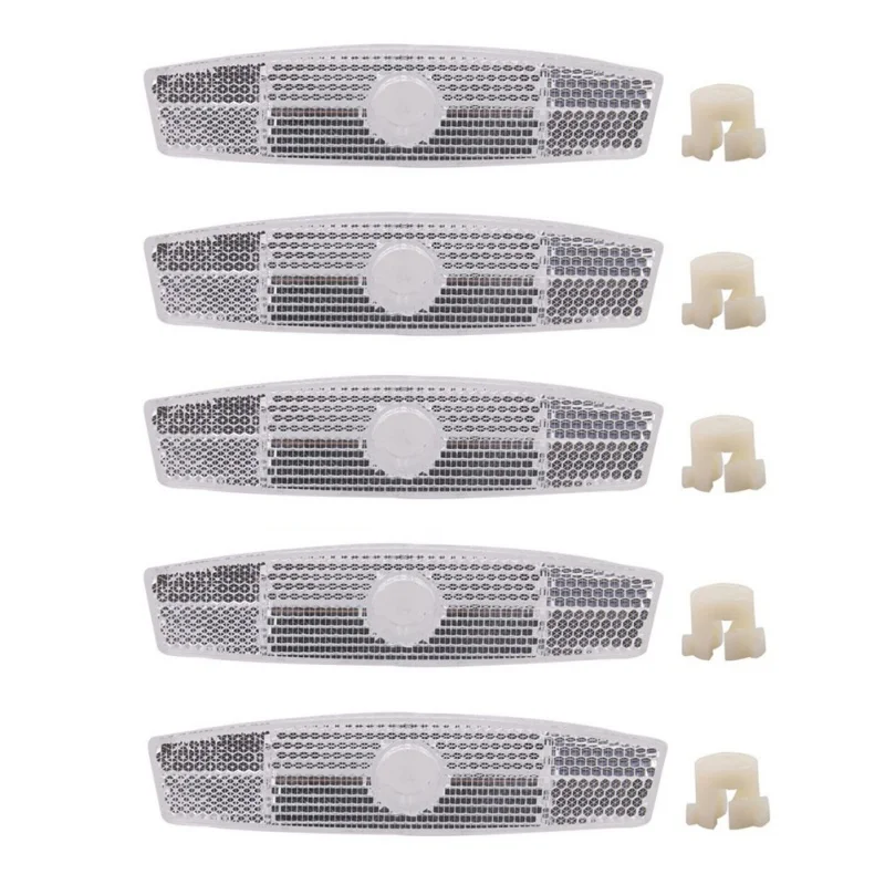 4pcs/set Bike Bicycle Spoke Reflector Safety Warning Light Cycling Wheel Rim Reflective Lamp Mount Vintage Clip Tube Reflector