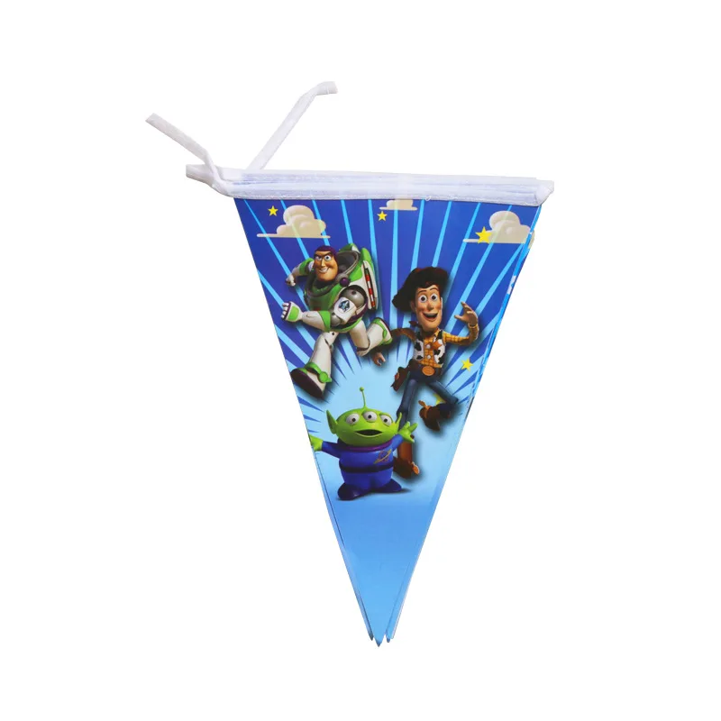 Banner002-1Pcs История игрушек мультфильма одноразовые бумажные салфетки баннер скатерть стакан с соломинкой тарелки детский душ День Рождения украшения принадлежности - Цвет: Banner002-1Pcs