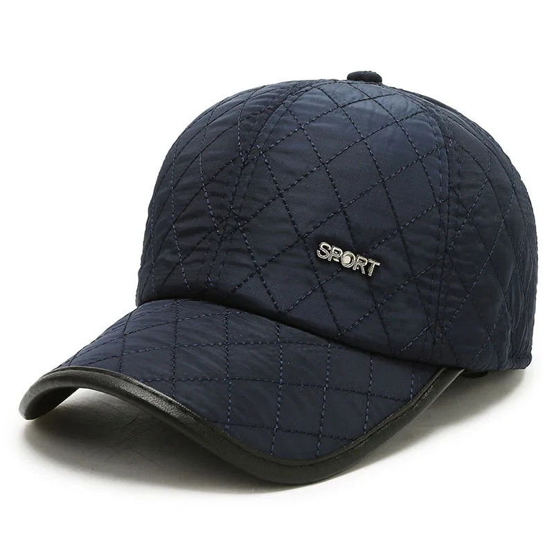 Winter Baseball Cap For Men Thicken 