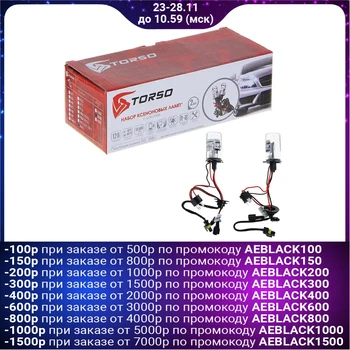 

Set of TORSO H4 / L xenon lamps, with a halogen lamp, for DC units, 12 V, 5000 K, 2 pcs. 1059434