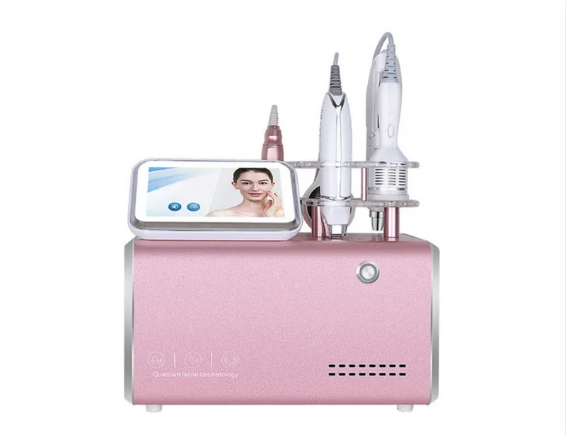 Pink Elitzia ETSG26 5 в 1 RF микро токовый холодный молоток мезотерапия машина для омоложения кожи - Color: Pink