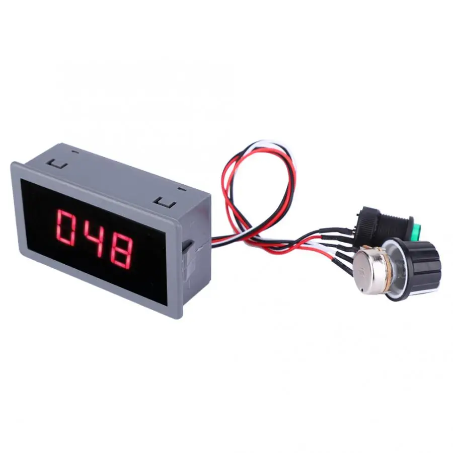 

DC 6V 12V 24V 6A PWM Motor Speed Controller Stepless Speed Adjustment Regulator with LED Display 6~30V