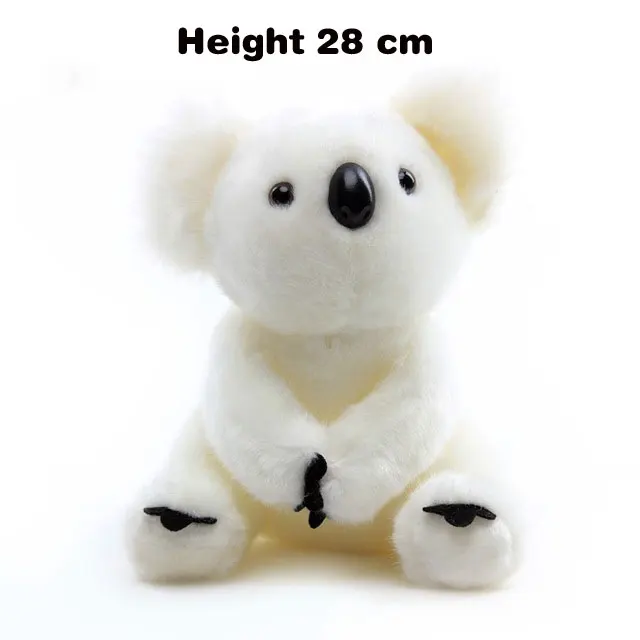 13-28 см австралийская коала Медведь Мягкая Кукла Kawaii Белая коала плюшевые игрушки кукла Peluche Детские Дети Рождество подарок на день рождения - Цвет: Height 28 cm