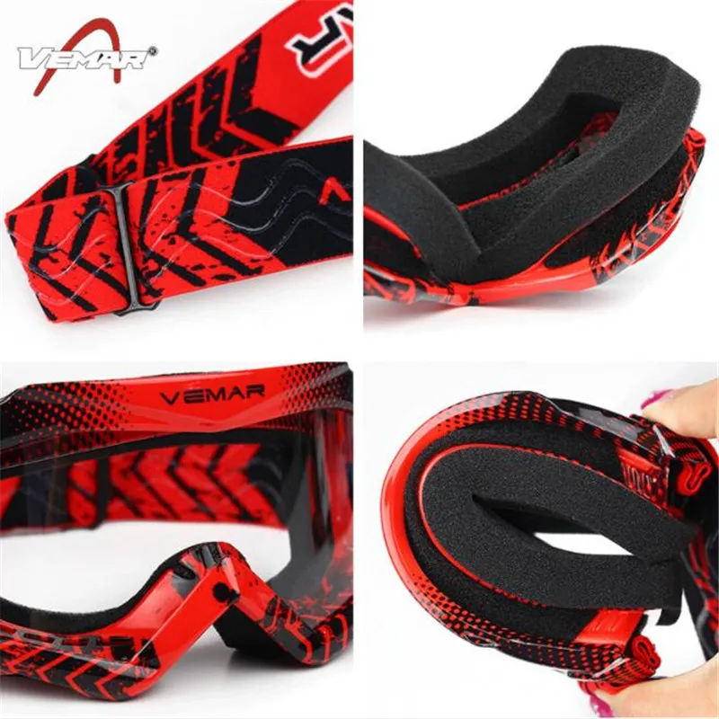 Motorcycle Goggles Clear Kids MX MTB Off-Road Dirt Kid Bike Goggles For Motocross Helmet gafas Moto Racing Child Glasses