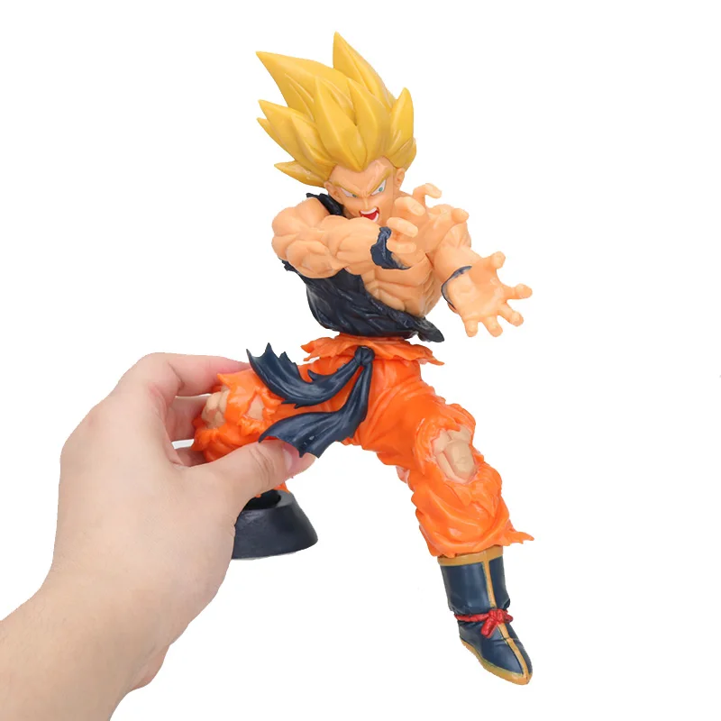 20 см Dragon Ball Z Super Saiyan Son Goku kamehameha Dragon Ball фигурка ПВХ фигурка Коллекционная модель игрушки куклы