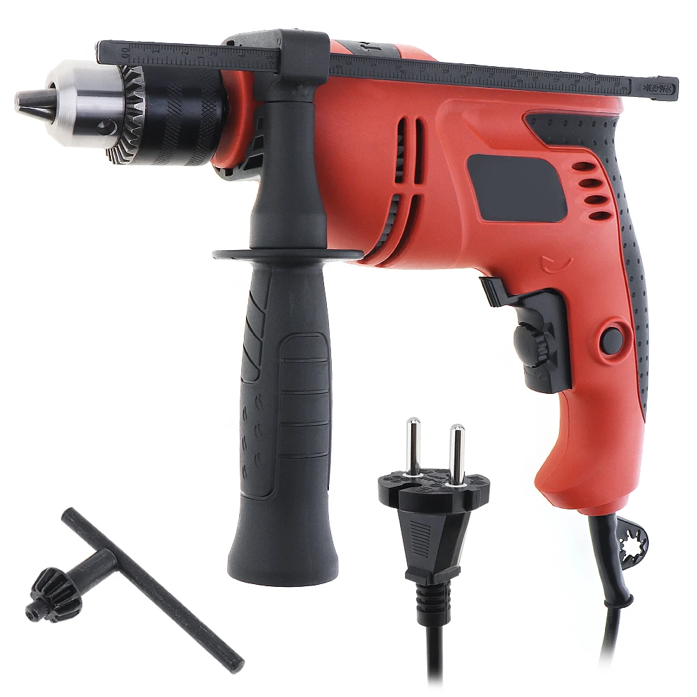 

AC 220V 2900rpm Stepless Shift Impact Drill with 13mm Chuck and Function Switch Button for Wood / Metal / Glass Tool Accessories