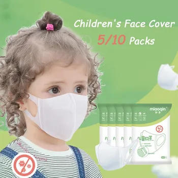 

100pcs Children's Disposable Three-layer 3d Ordinary Breathable Protective Face Cover Washable Mouth maschera Warm masca Daily