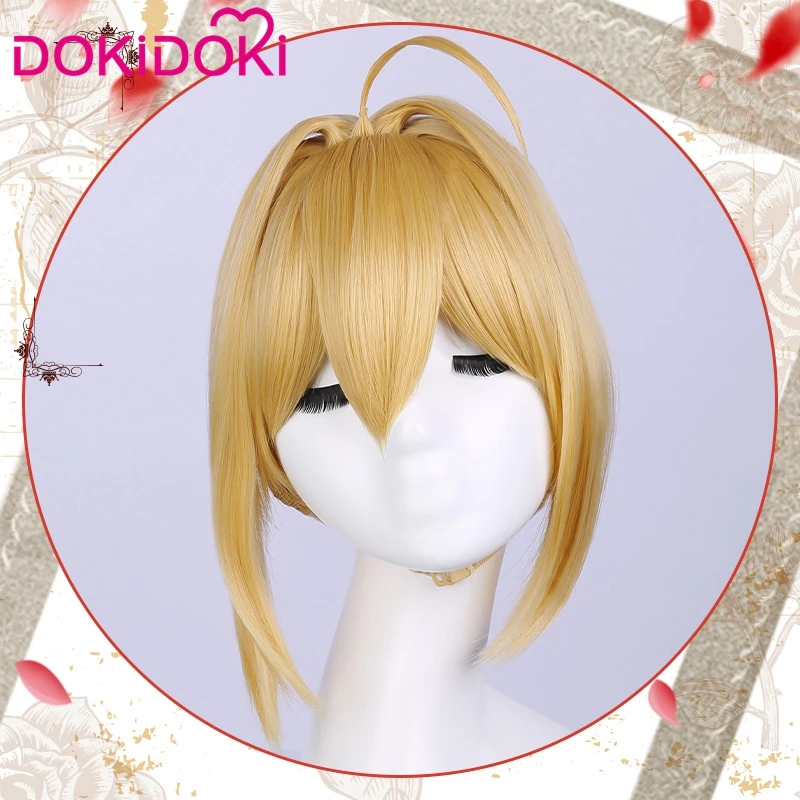 DokiDoki Fate Game Cosplay парик для женщин светлые волосы термостойкий Нерон Клавдий Цезарь