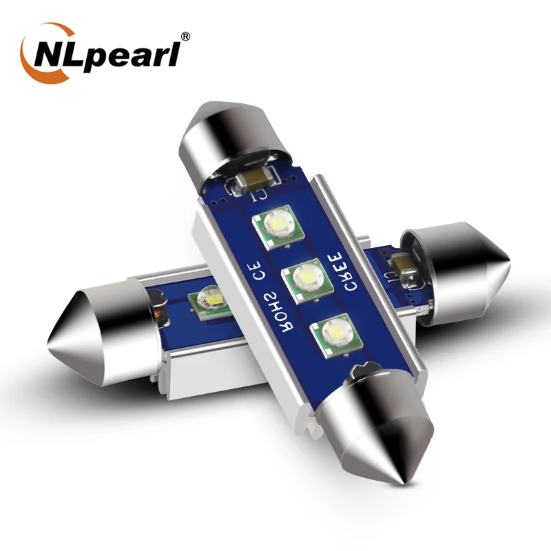 Сигнальная лампа NLpearl 2x C5W светодиодная Canbus C10W ластона 31 мм 36 39 41 для