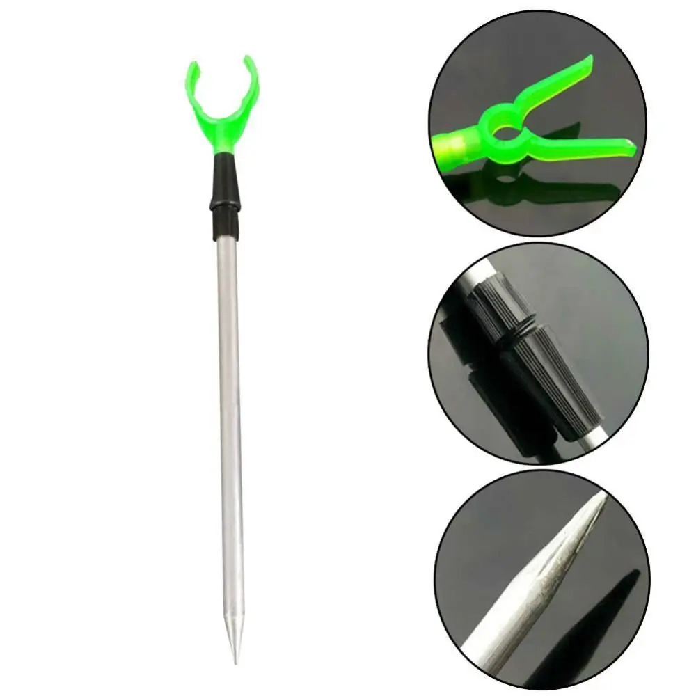 Fishing Bankstick Adjustable Extending Rod Rest Telescopic Stand Holders Bracket Accessories for Fishing