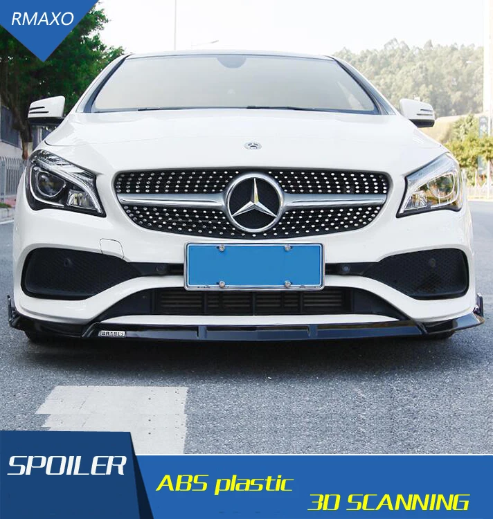 Задний спойлер для Mercedes-Benz CLA W117 2016-2018 CLA200 180 250 ABS задний бампер диффузор защита |