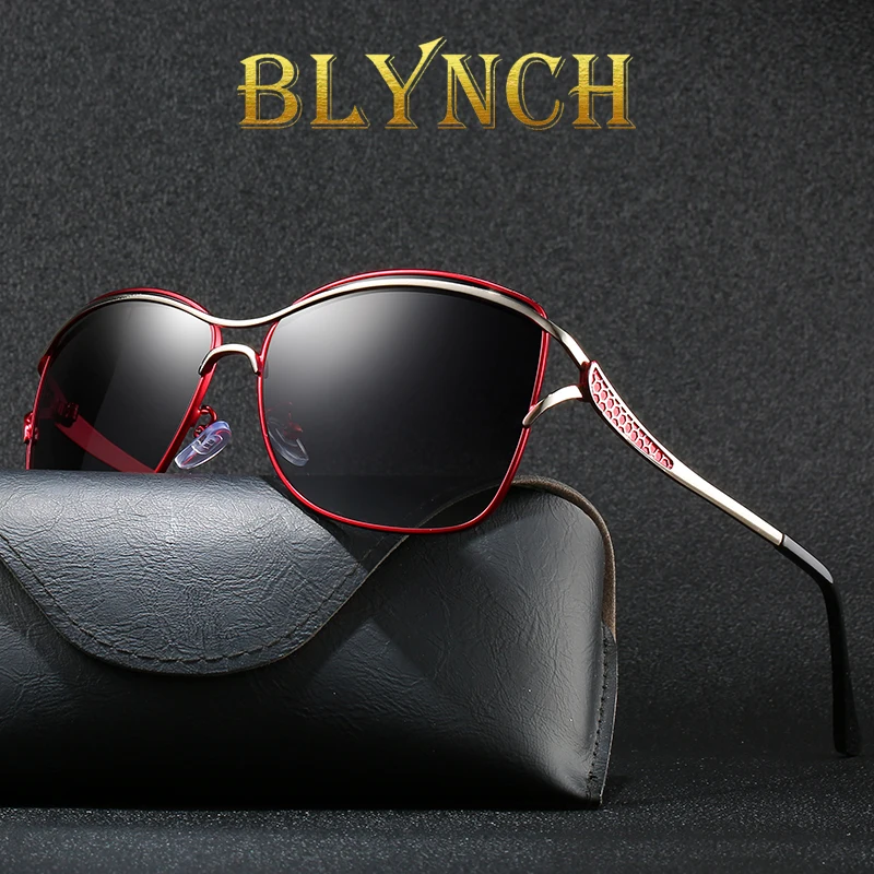BLYNCH Zonnebril Voor Vrouwen Vierkante случайные элегантные брендовые Дизайнерские Модные