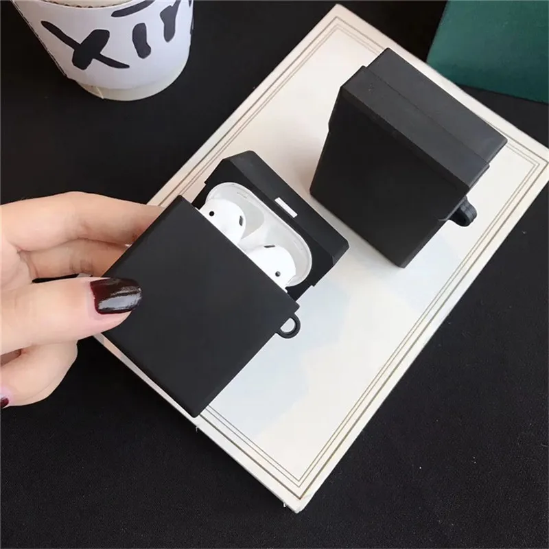 Чехол для Apple Airpods 2/1 с забавными буквами обувь узором в коробке роскошный