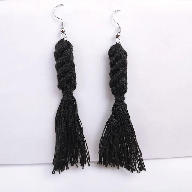 Macrame Earrings | Cotton Thread