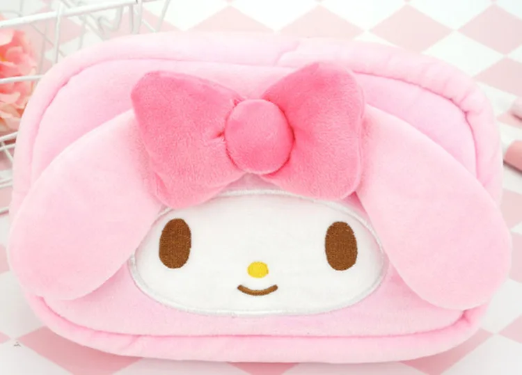 My Melody Милый мультфильм My oroll мой музыкальный плюшевый мешок для макияжа косметичка Bad Badtz-Maru школьный пенал ручка сумка-Органайзер для путешествий - Цвет: My Melody