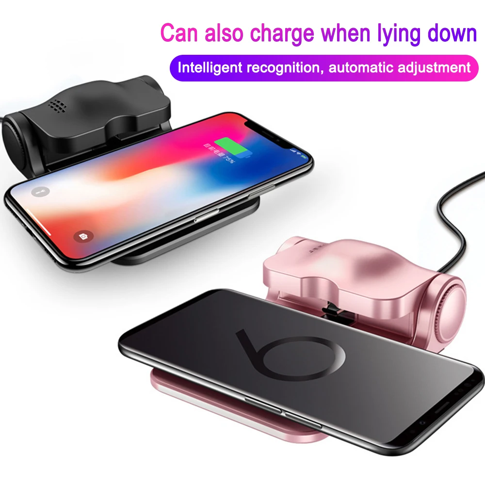 QI Быстрый автомобильный беспроводной Магнитный телефон Usb type-C настольное зарядное устройство для Iphone samsung Xiaomi Индукционная зарядка доска-планшет станция