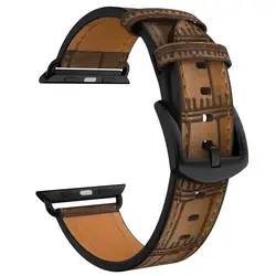 VIOTOO новые часы браслет ремень коричневые Ремешки для наручных часов из натуральной кожи ремешок часы ремешок 42 мм 44 мм аксессуары для часов
