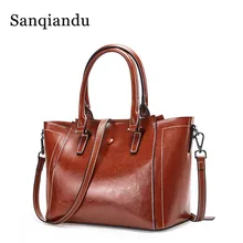 Новая модная женская сумка из натуральной кожи, роскошная женская сумка, дизайнерская фирменная сумка, женская сумка на плечо, сумка-трапеция, повседневная сумка