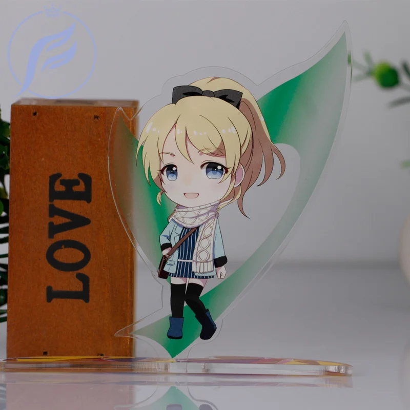 

FANGQINGMAO 2 Pcs 7cm Make Acrylic Custom Charm Stand /custom Character Anime Figure Model Display Stand