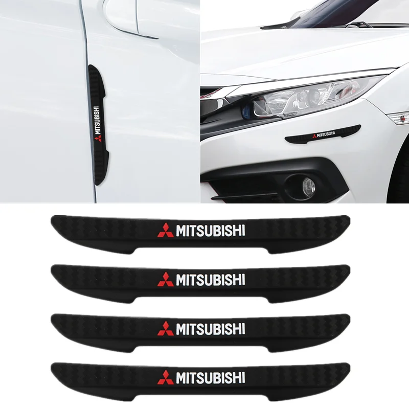 Автомобильная наклейка 4 шт. защитная полоса на края боковой двери для Mitsubishi asx