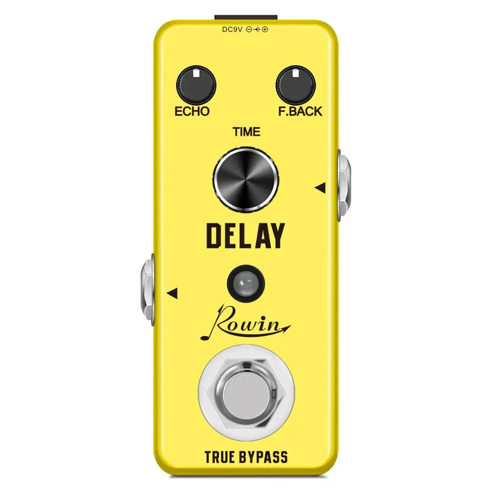 Rowin LEF 314 аналоговые Винтаж гитарные педали с эффектом Delay|Детали и аксессуары для