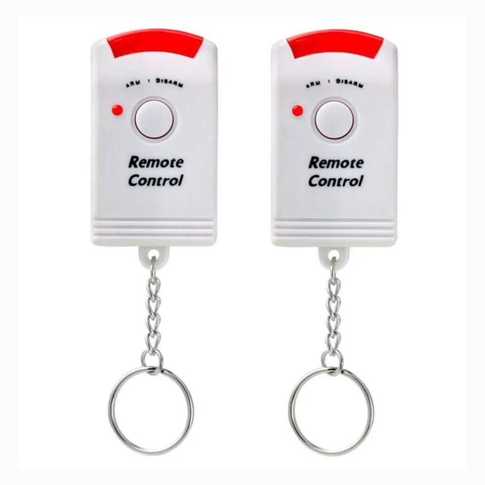 PIR Motion Sensor Alarm Wireless Home Garage Caravan 2 Remote Controls Security PIR Motion Detectors for Home Caravans