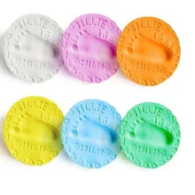 

Babys on Progress Souvenirs Handprint Footprint Juguetes Air Dry Soft Clay Decoracion Items Babies Grown Memory for Pet Cat Dogs