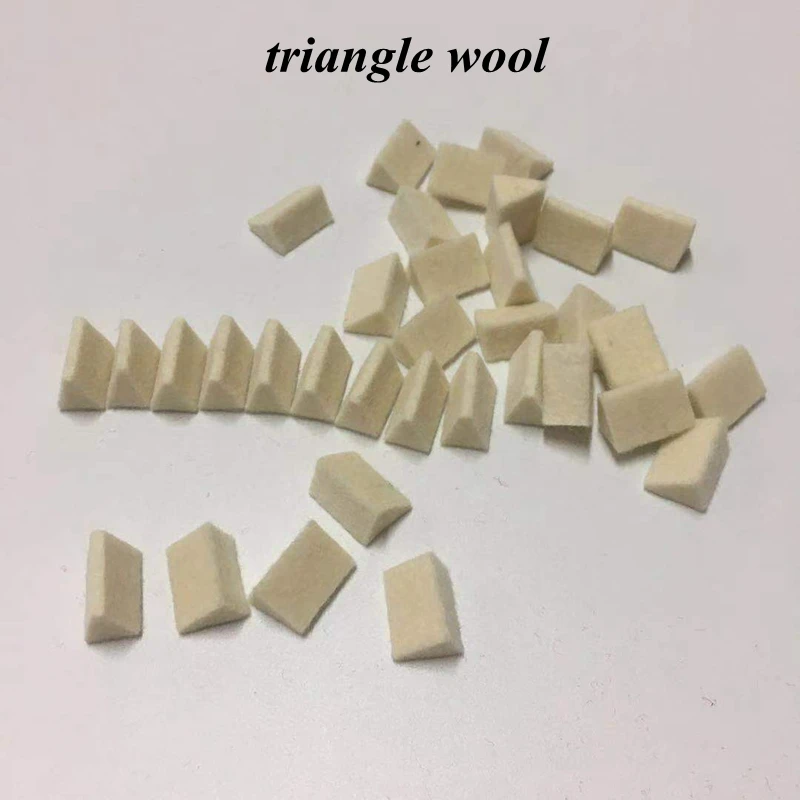 Piano tuning accessories 30PCS Upright piano damper felt Bass/Treble/Alto/tenor triangle wool/Flowering it/Slot wool Piano parts
