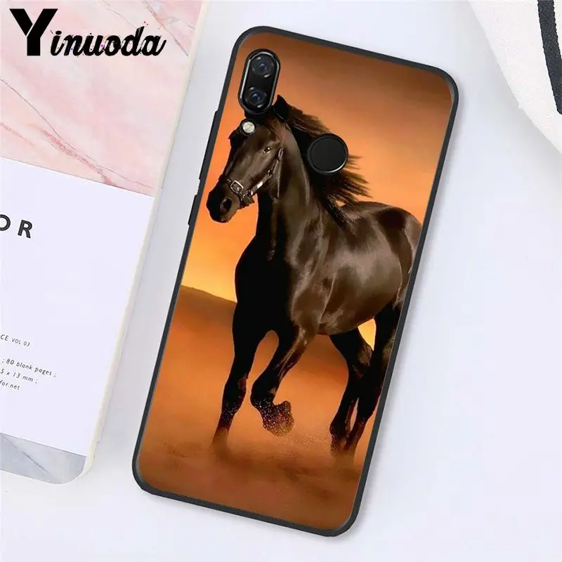 Horse Animal Running Printed