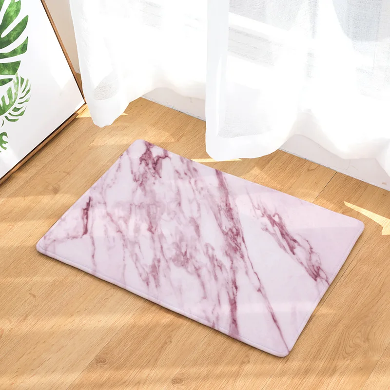 CAMMITEVER Marble Area Rug Floor Mat Welcome Home Entrance Floor Rug Non-slip Doormat Kitchen Bathroom Mat Outdoor Mat Wholesale