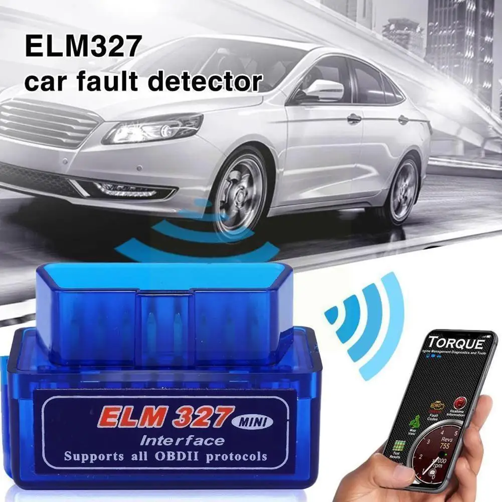 

Bluetooth V2.1/1.5 Mini Elm327 Car Fault Detection Scanner Foreign Obd2 Reader Trade Barcode Diagnostic Tool Dropshiping Ob X2i5