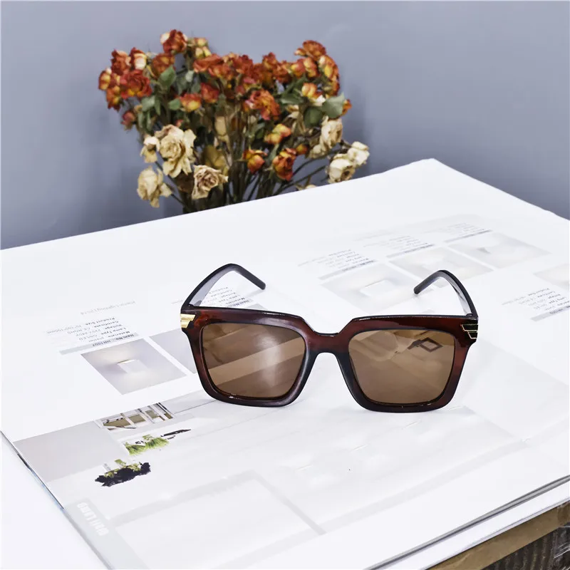 2022 Women's Oversized Square Sunglasses Retro Trend Frame Brand Desiger Shade Sun Glasses Popular Outdoor UV Protection UV400 square sunglasses