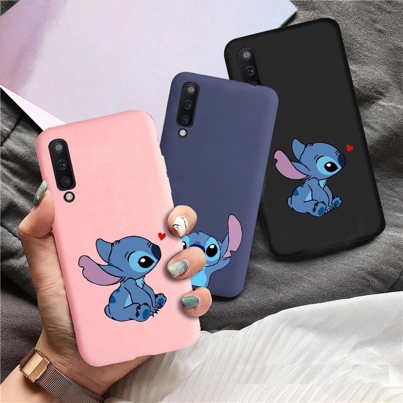 Чехол с рисунком Стича для Samsung galaxy A51 A71 A50 A30 A70 A80 A10 A20 A40 A60 M10 M20 Модный чехол