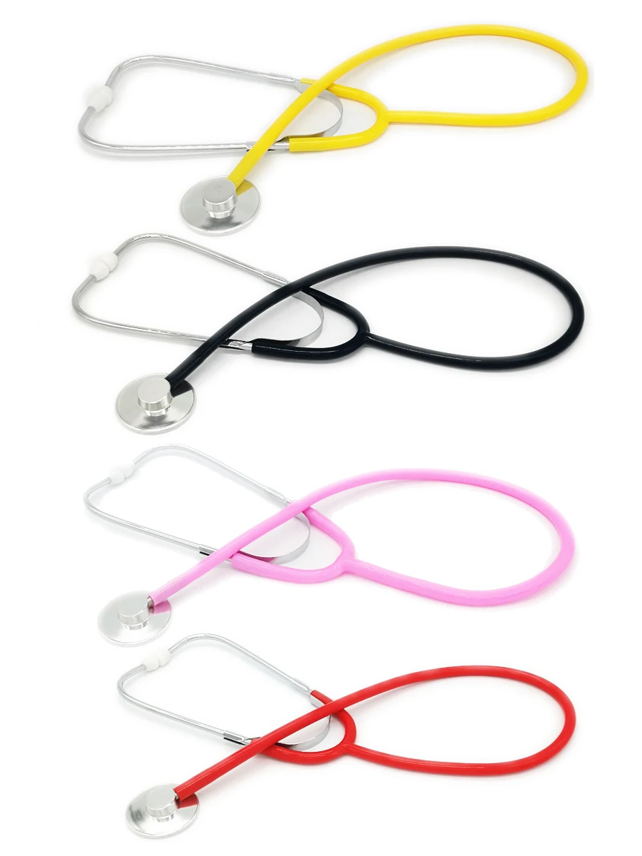 New children's StethoscopeToys, Simulated Doctor Toys, Family Parent-child Games, Imitation Plastic Stethoscope Accessories,