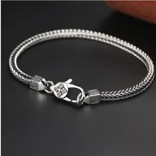 Браслет для мужчин Серебряный 925 мужские браслеты