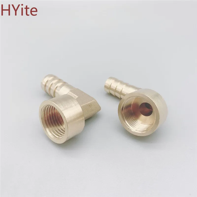 Локоть латунный колючий фитинг 8 ~ 16 мм шлангов x 1/4 &quot3/8&quot 1/2 &quotЖенский резьбовой